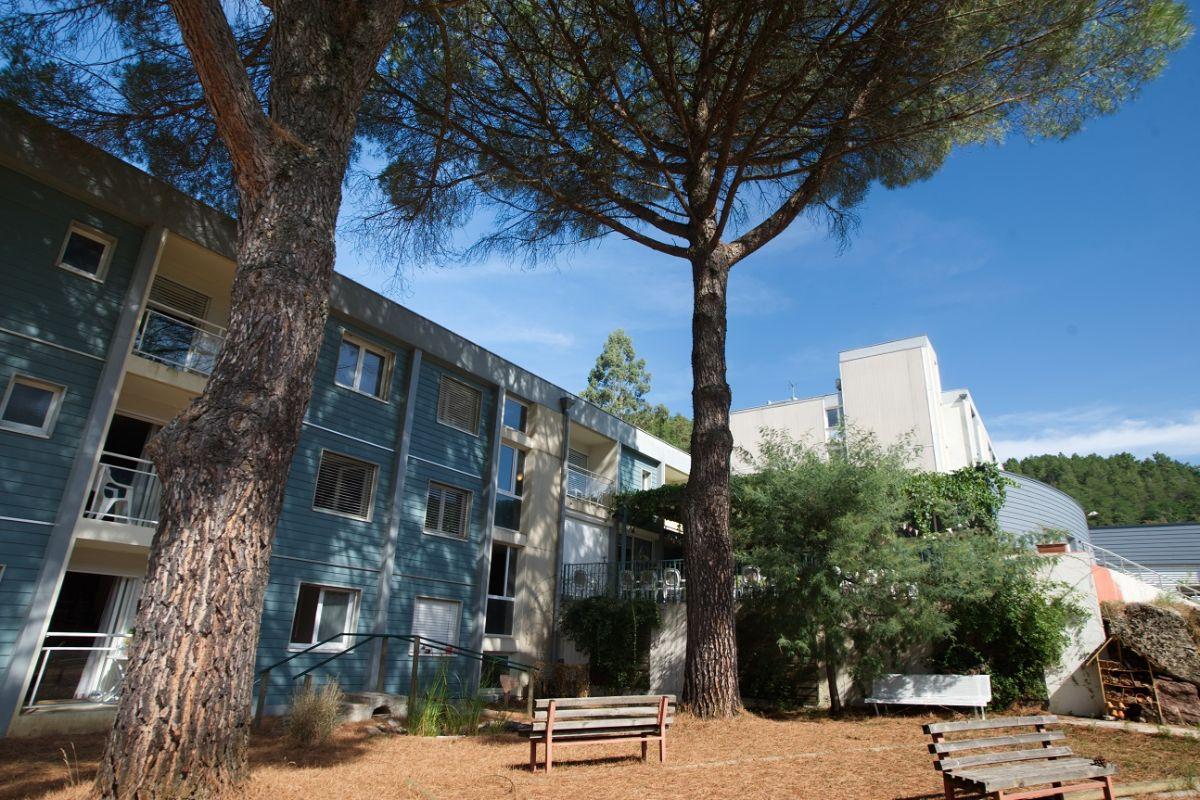 Jardin de l'EHPAD le Sandron à Ucel en Ardèche